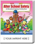 CS0240 After School Safety Coloring and Activity Book with Custom Imprint